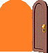 橙の扉