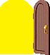 黄の扉